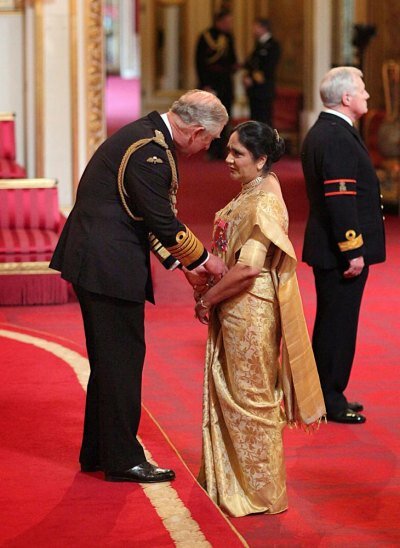  - NRI Asha Khemka made Dame Commander by Prince Charles